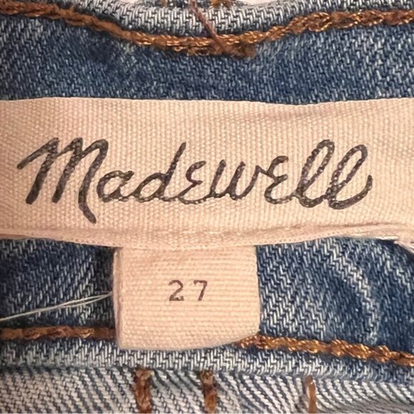 Madewell  *  Denim Shorts  Button Front Edition  High Rise  Size 27 - Picture 10 of 14